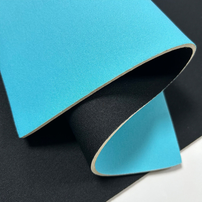 Tecido laminado de neoprene preto de 3 mm