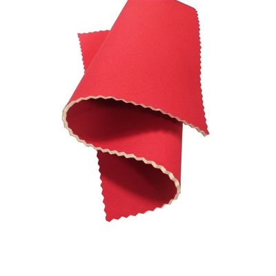 Guardas desportivas Folhas de tecido de neoprene suave de 4 mm SBR com tecido de nylon de lado único e lado duplo opcional