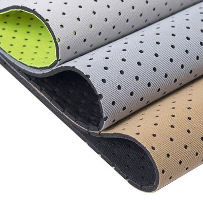Rolo de tecido de neoprene de duas faces 100% de policloroprene impermeável, tecido perfurado, tecido poroso, tecido respirável, malha