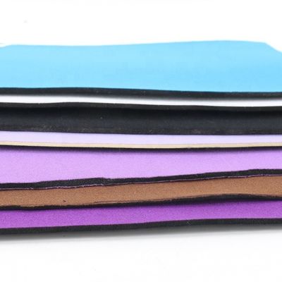 Folha de borracha de tecido de neoprene laminado de 1,5 mm-25 mm à prova de fogo autoadesiva, sapatos e acessórios, tecidos elásticos, tecidos para cintos, tecidos para equipamentos de proteção