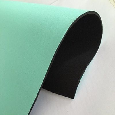 1.5 kg/m2 Rolo de borracha de tecido de neoprene de dois lados para mouse pad, tecido multifuncional, impermeável, antiderrapante, tampa de copo, calçados e acessórios de vestuário