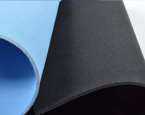 30% 50% SCR Borracha Neoprene Esponja Esponja, Tecido de Neoprene de 3 mm azul macio