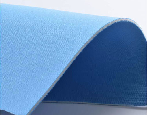 30% 50% SCR Borracha Neoprene Esponja Esponja, Tecido de Neoprene de 3 mm azul macio