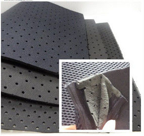Perforado 10% 30% 50% Célula de perfuração SCR 2 mm Tecido laminado de neoprene para roupas de lado único