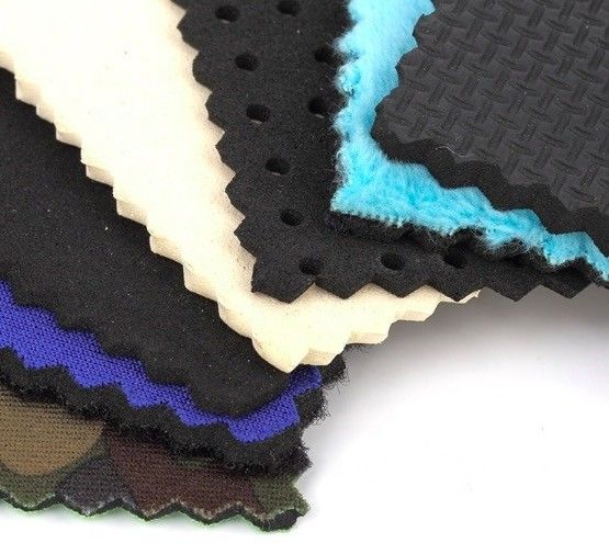 Luvas de mergulho de tricô de tecido de neoprene de dois lados 2-3 camadas, tecido multifuncional, artesanato personalizado, neoprene leve, neoprene respirável