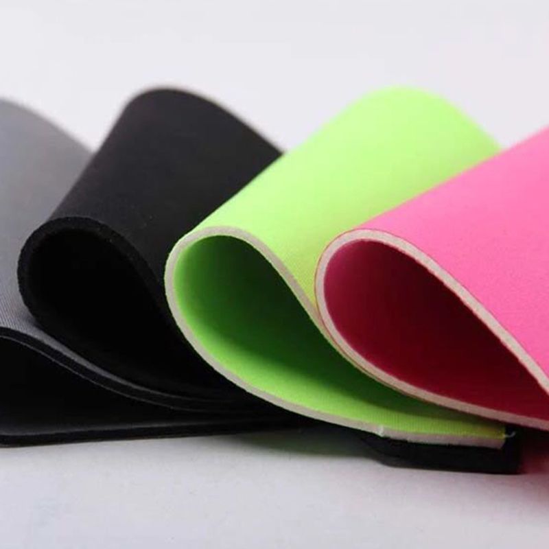 Tecido de Neoprene Laminado CR de 1mm, 70 Shore A, Lado Único, Por Metro, Almofadas de Vedação, Revestimentos de Tubos, Juntas Impermeáveis, Camadas Anticolisão para Navios