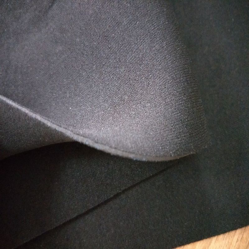 Folha de tecido de neoprene laminado de borracha CR 3Mpa 35-45 Shore A para meias, borracha dura, material de vedação, à prova d'água e retardante de chamas